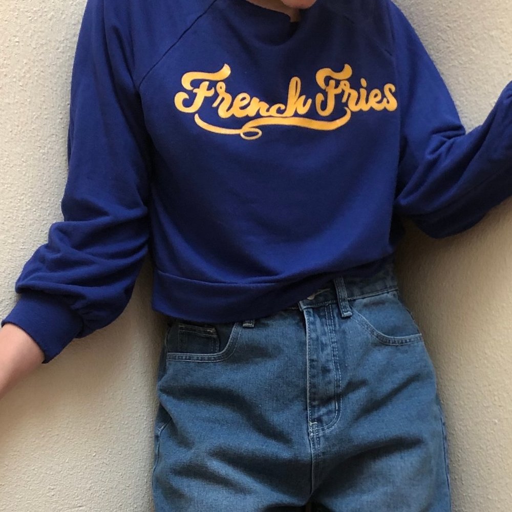 Comfy French Fries Cropped Tee